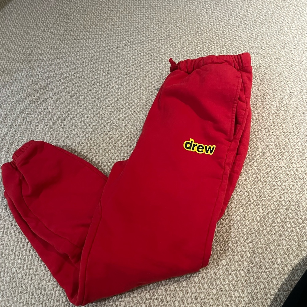 Drew house red secret sweatpants